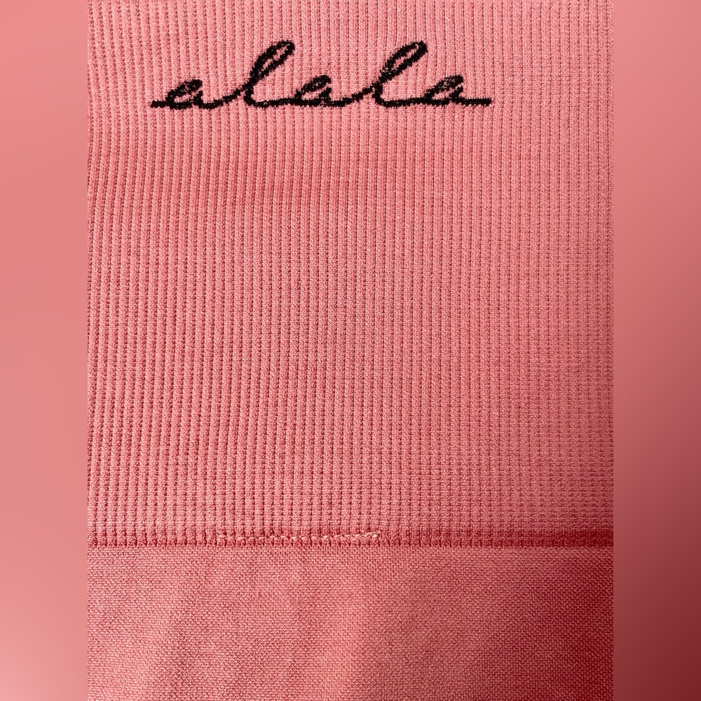 Alala Yoga Leggings Pink Sand Women’s Size Large NWOT - Picture 9 of 9